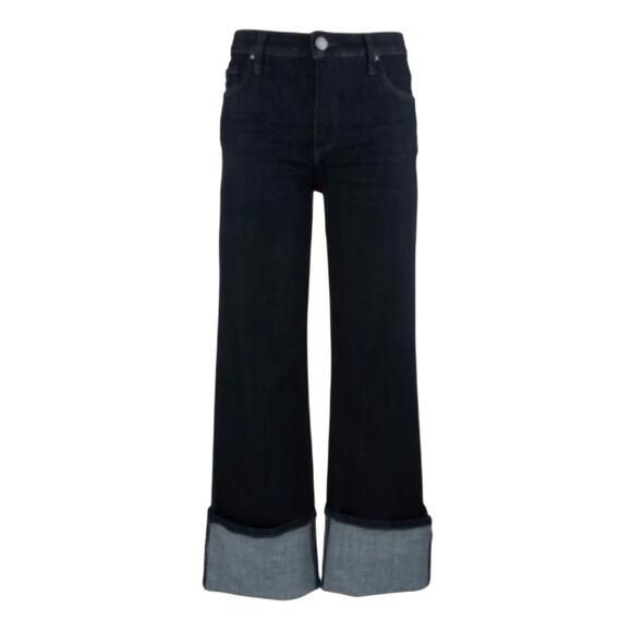 Charlotte High Rise Wide Leg- Size 10 - Dark Wash - Comfortable - Picture 2 of 8